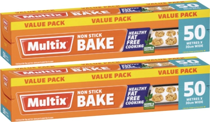 Multix Non-Stick Baking Paper 50 Metres