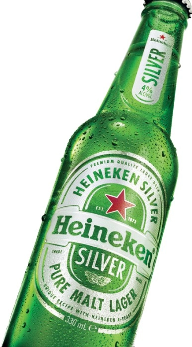 NEW Heineken Silver Bottles 24x330mL