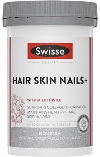 Swisse Beauty Hair Skin Nails+ Tablets 100 Pack