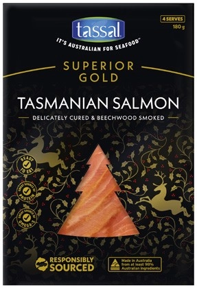 Tassal Superior Gold Smoked Salmon 180g