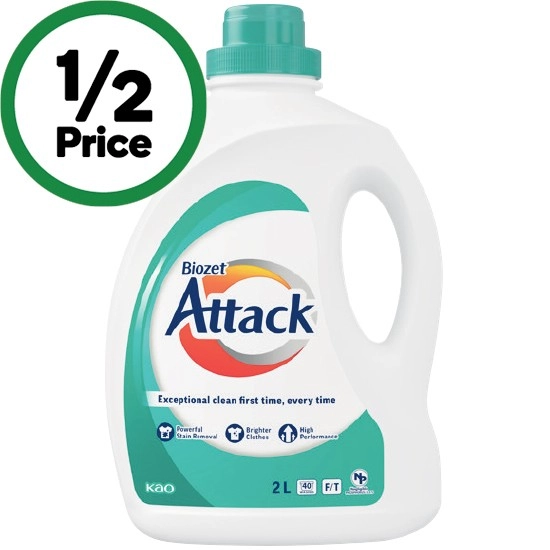 Biozet Attack Laundry Liquid 2 Litre