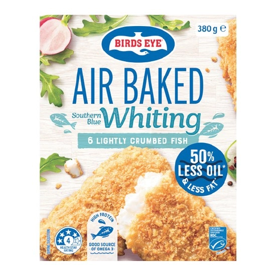 Birds Eye Air Baked Fish 250-380g