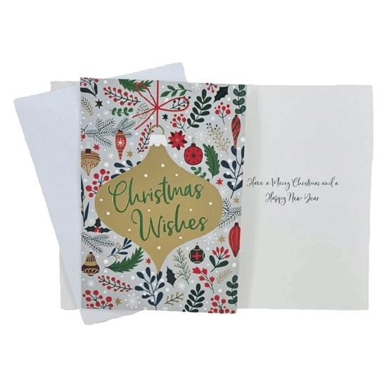 Christmas Cards Portrait Traditional Pk 10