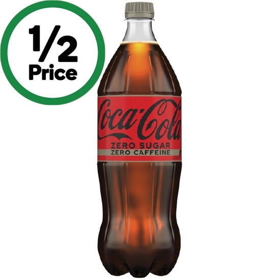 Coca-Cola Classic, Zero Sugar or Diet Soft Drink Varieties 1.25 Litre