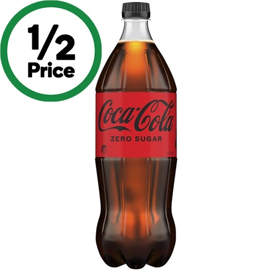 Coca-Cola Classic, Zero Sugar or Diet, Sprite, Sprite Zero Sugar or Fanta Soft Drink Varieties 1.25 Litre