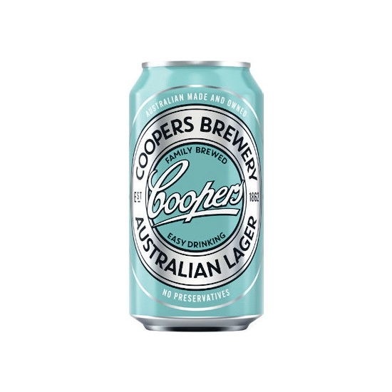 Coopers Australian Lager Cans 24x375ml