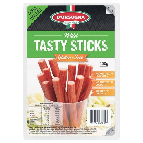 D’Orsogna Tasty Sticks 400g – From the Deli