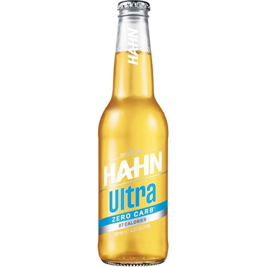 Hahn Ultra Zero Carb Bottles 24x330ml