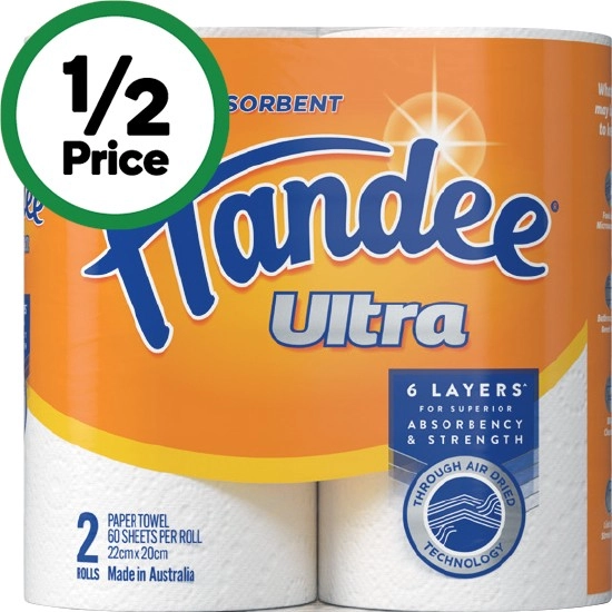 Handee Ultra Paper Towel Pk 2