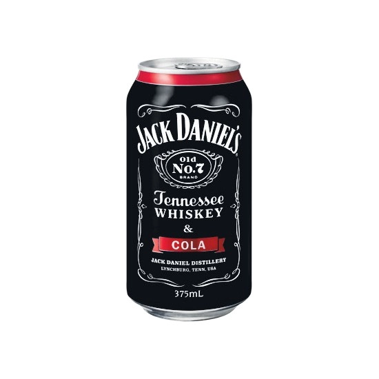 Jack Daniel’s Whiskey & Cola Cans 10x375ml