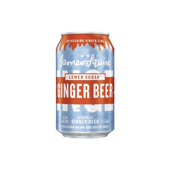 James Squire Ginger Beer Lower Sugar Cans 6x330ml