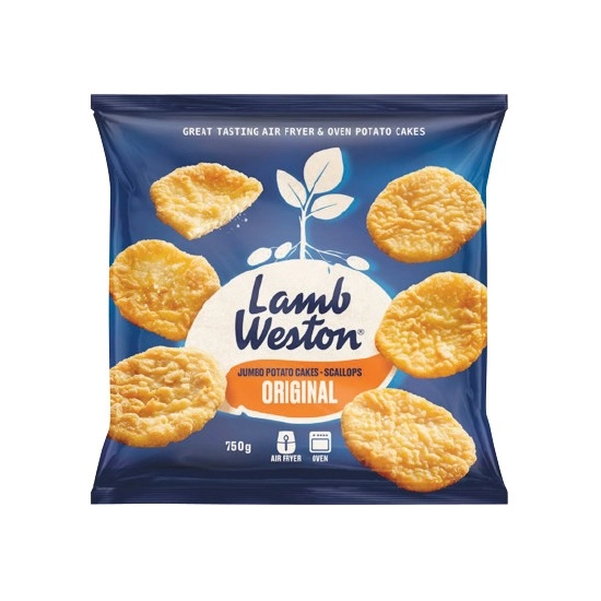 Lamb Weston Jumbo Potato Cakes Scallops 750g