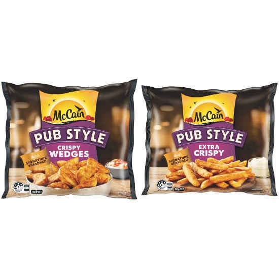 McCain Pub Style Chips or Wedges 750g