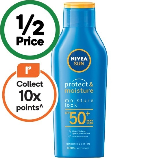 Nivea Sun Protect & Moisture Lock SPF50+ Sunscreen 400ml†