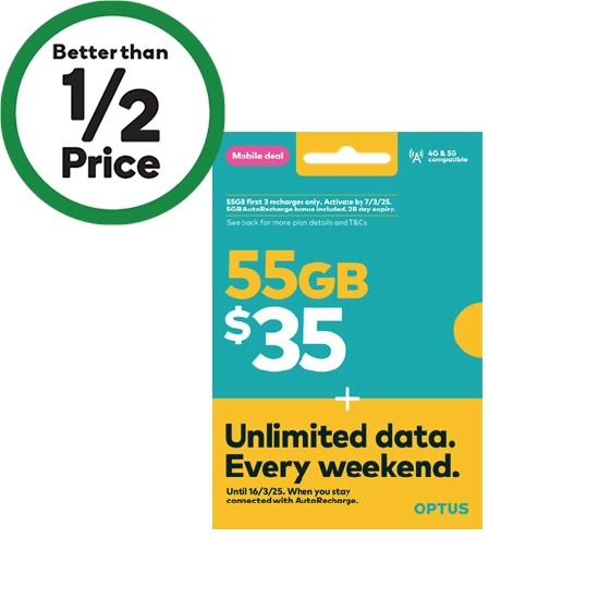 Optus $35 Prepaid SIM Starter Kit^