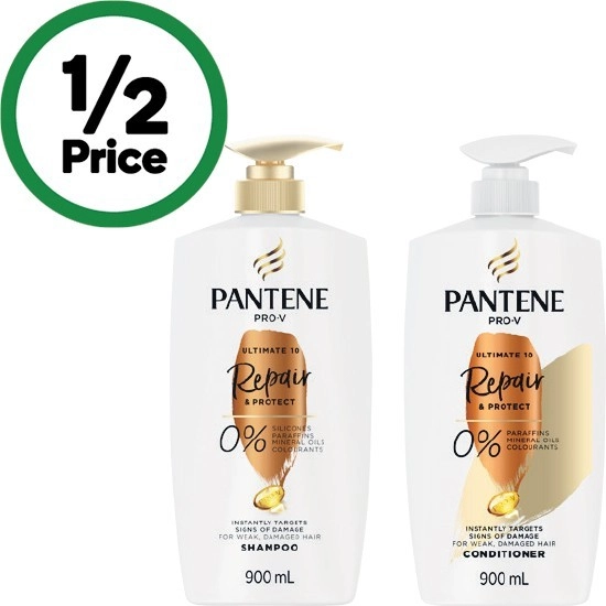 Pantene Shampoo or Conditioner 900ml