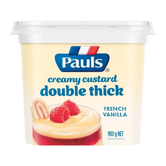 Pauls Double Thick Custard 900g – From the Fridge