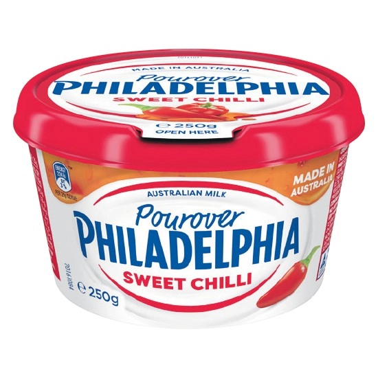 Philadelphia Sweet Chilli Pourover Dip 250g – From the Fridge