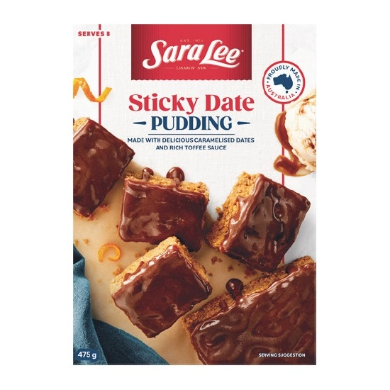 Sara Lee Sticky Date Pudding 475g – From the Freezer