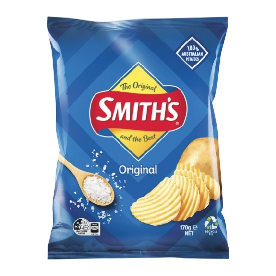 Smith’s Crinkle Cut Potato Chips 150-170g