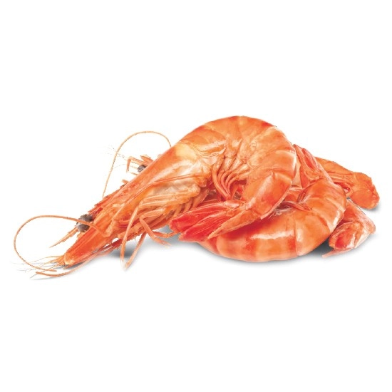 Thawed Medium Cooked Australian Tiger Prawns