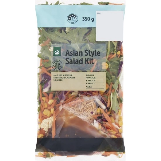 Woolworths Asian Style Salad Kit 350g