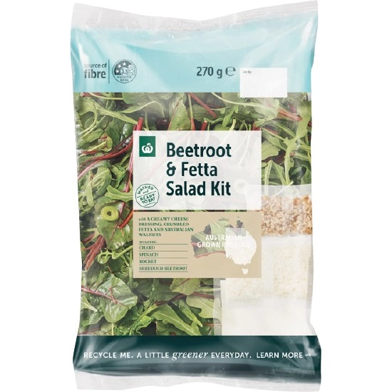 Woolworths Beetroot & Fetta Salad Kit 270g