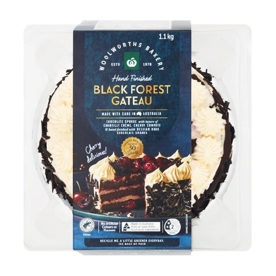 Woolworths Black Forest Gateau 1.1 kg