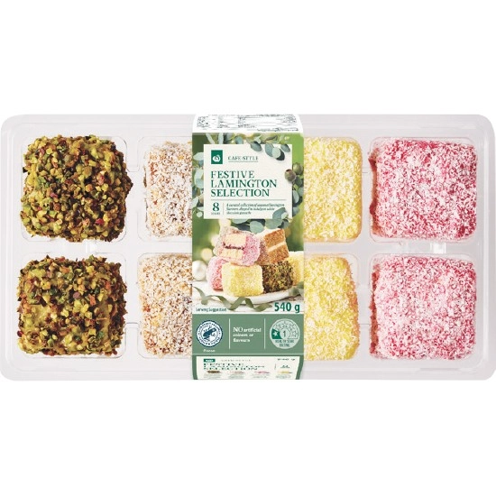 Woolworths Festive Lamington Selection Pk 8