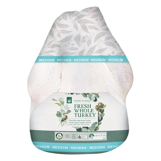 Woolworths Fresh Whole RSPCA Approved Turkey