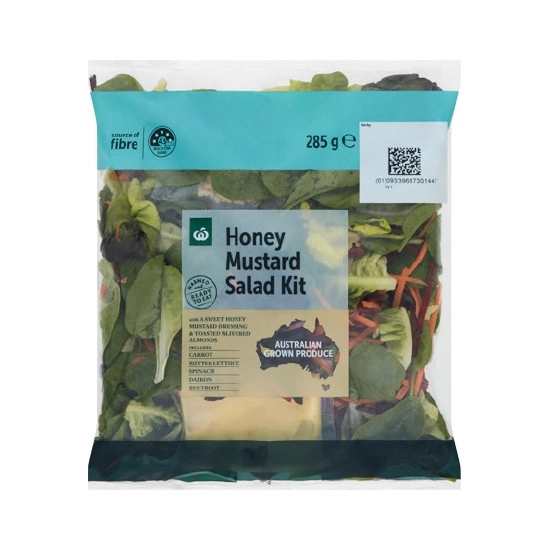 Woolworths Honey Mustard Salad Kit 285g