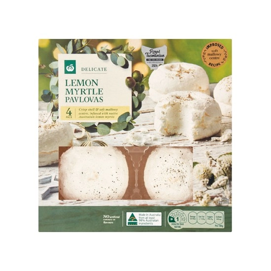 Woolworths Lemon Myrtle Pavlova Pk 4