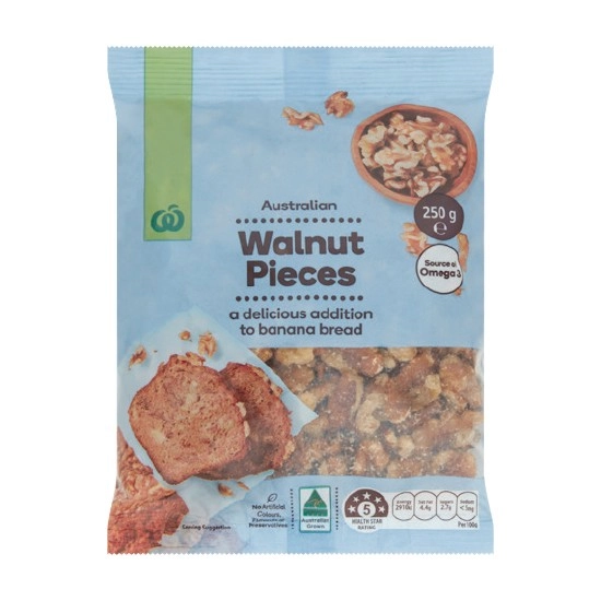 Woolworths Walnut Pieces 250g