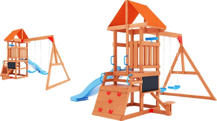 Backyard Blitz Delux Wooden Playcentre