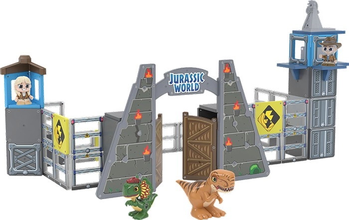 NEW Tile Town Jurassic World Park Magnetic Tiles Set