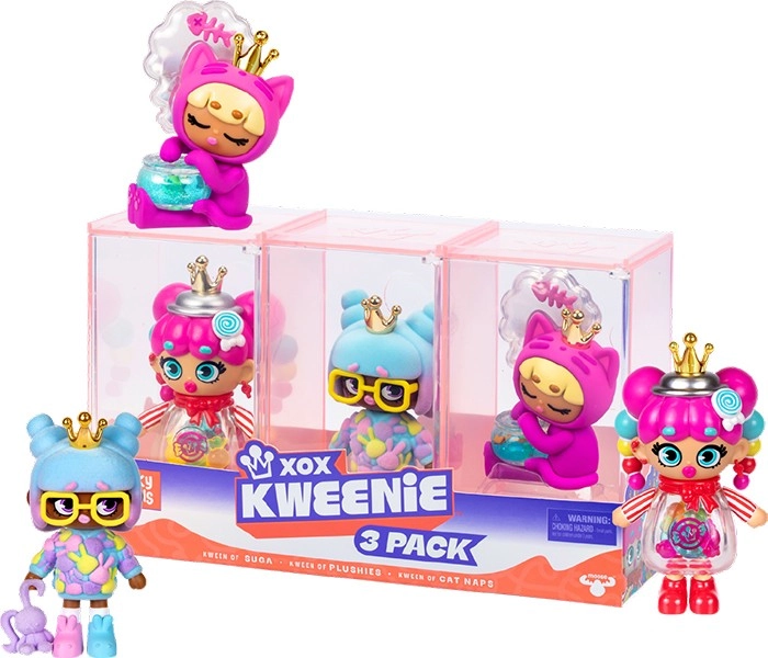 NEW XOX Kweenie Quirky Kweens 3 Pack