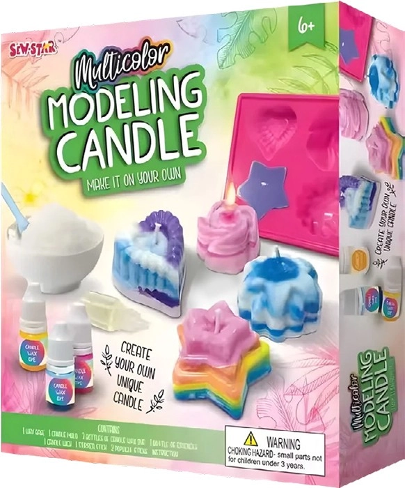 Sew Star Make Your Own Multicolour Modeling Candles