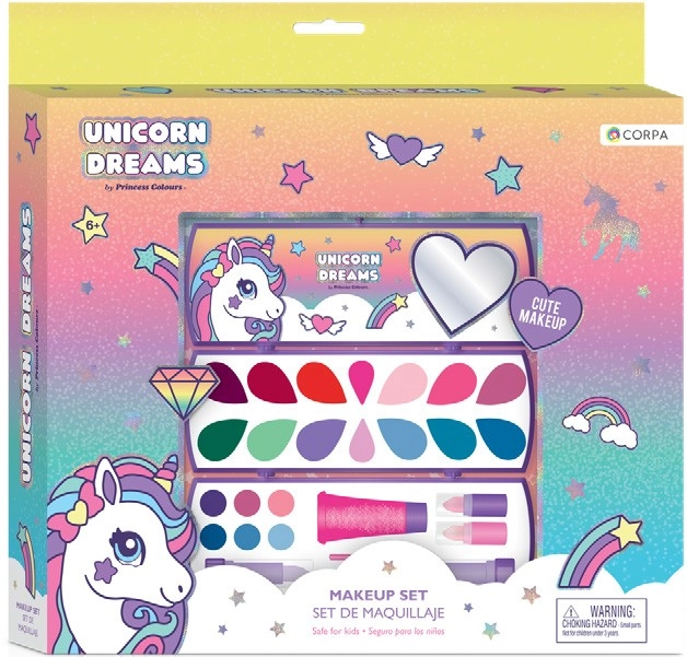 Unicorn Dreams Drop-Down Makeup Case