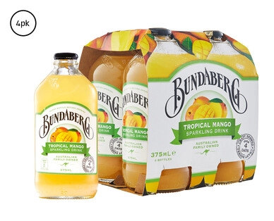 Bundaberg Tropical Mango 4x375ml