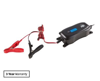 Car Battery Charger with Display 