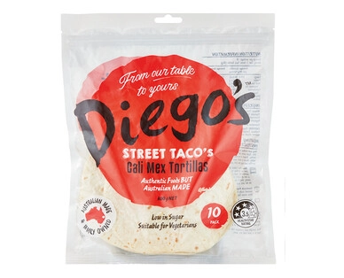 Diego’s Street Tacos 10pk/300g