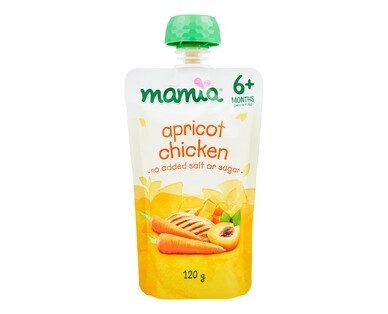 Mamia<sup>®</sup> Baby Dinners Apricot Chicken 6mth+ 120g