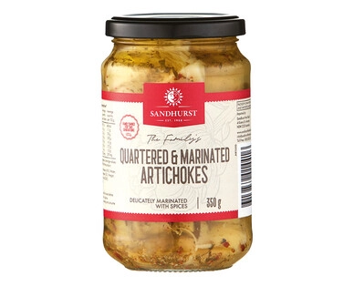 Sandhurst Marinated Artichoke Hearts 350g