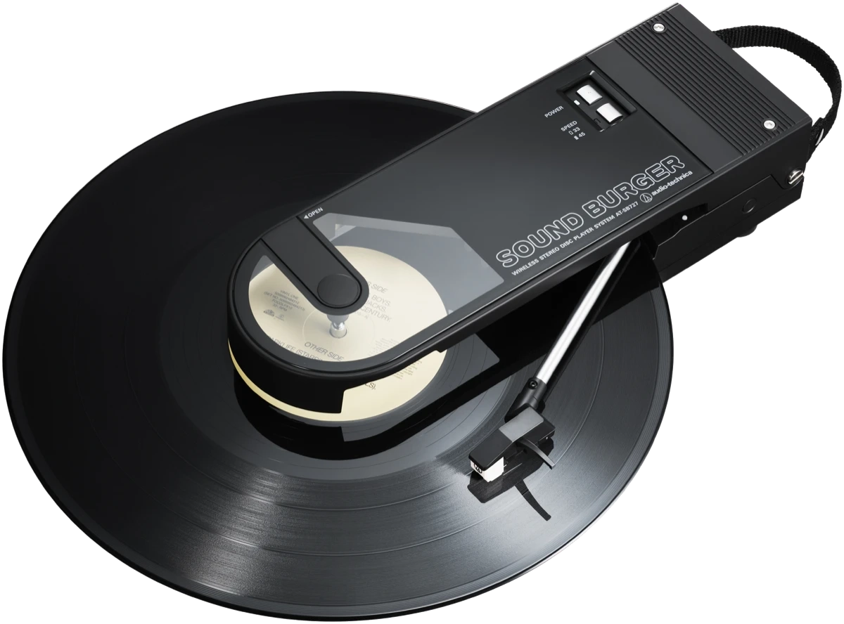 Audio Technica Sound Burger Portable Bluetooth Turntable