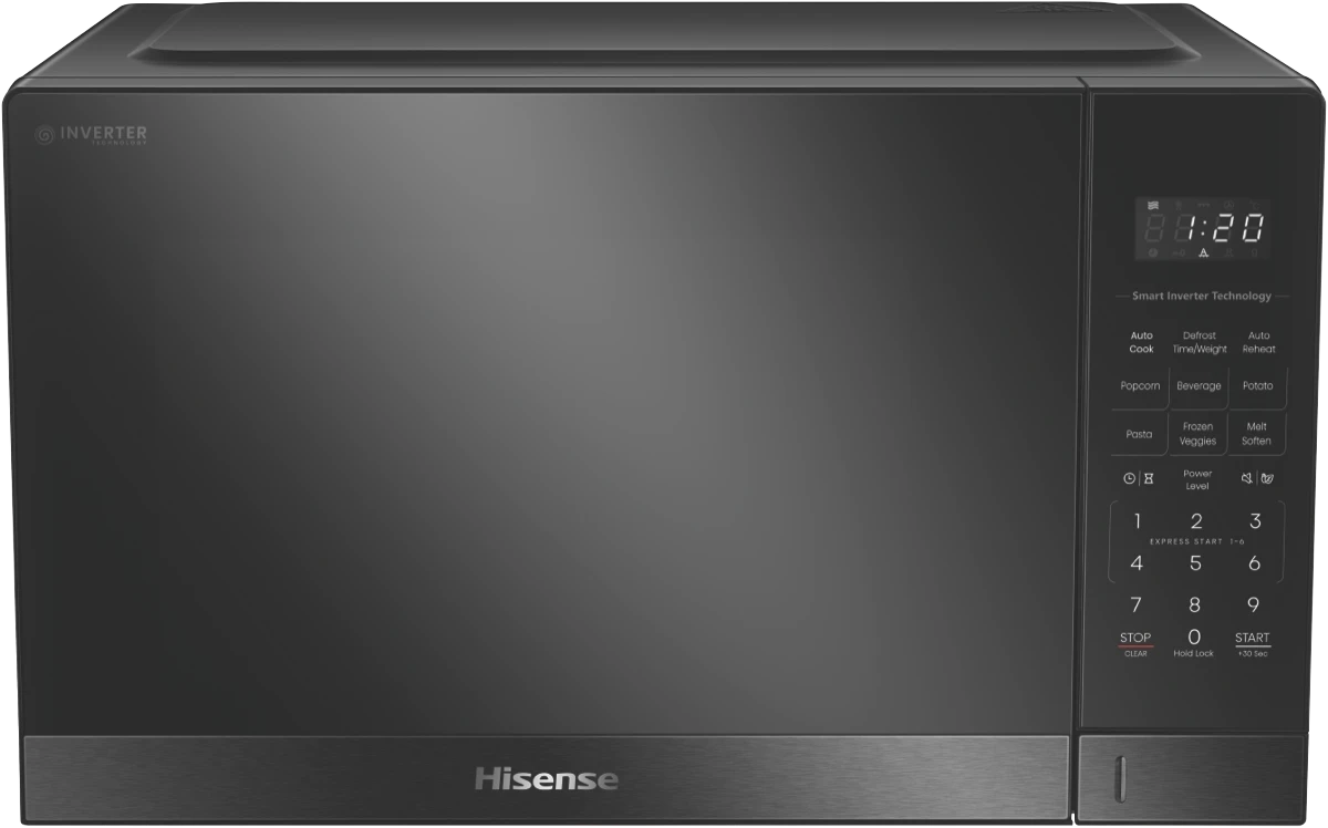 Hisense 42L 1100W Inverter Microwave Dark Stainless Steel