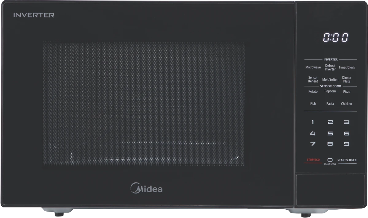 Midea 34L 1200W Inverter Microwave - Black