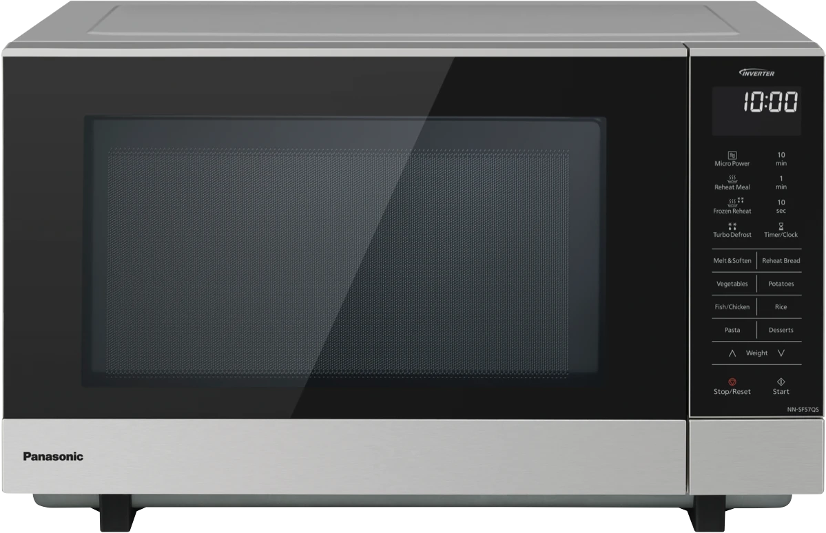 Panasonic 27L 1000W Flatbed Microwave Stainless Steel