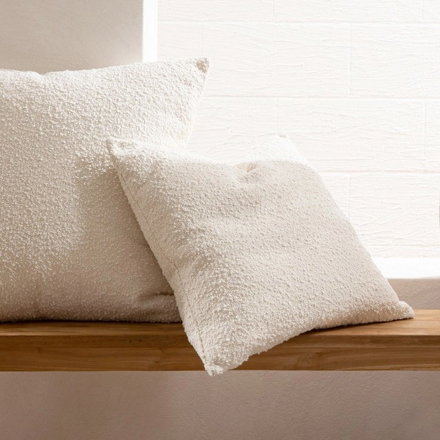 Ava Boucle Square Cushion by M.U.S.E.