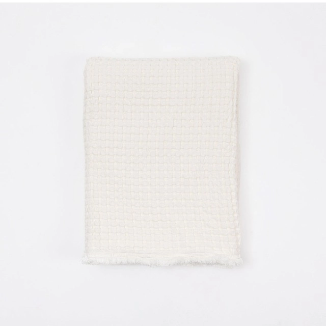 Bamboo Cotton Waffle Extra Large Throw by M.U.S.E.