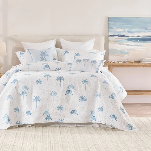 Capri Palm Coverlet Pack by Habitat